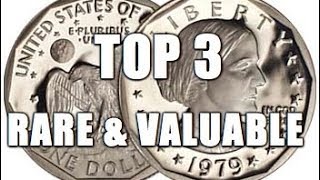 Top 3 Rare amp Valuable Susan B Anthony Dollar Coins Worth Big Money [upl. by Ruamaj651]