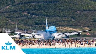 Big plane short runway  Cockpit Tales  KLM [upl. by Haughay]