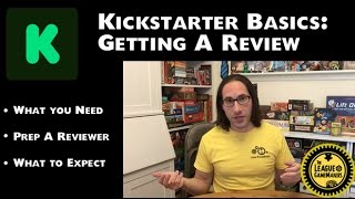 Kickstarter Basics Getting a Review [upl. by Oinoitna]