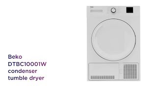 Beko DTBC10001W 10 kg Condenser Tumble Dryer  White  Product Overview  Currys PC World [upl. by Eirbua939]