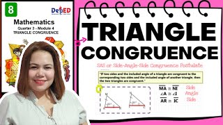 TRIANGLE CONGRUENCE  GRADE 8 [upl. by Siouxie]