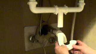 Kitchen Sink Plumbing  How to Replace a Kitchen Sink Trap [upl. by Tull]