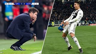 The Day Cristiano Ronaldo Silenced Diego Simeone [upl. by Adekahs849]