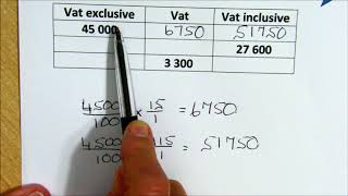 Calculate VAT figures [upl. by Sibley]