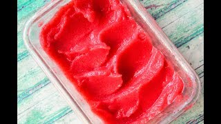 How To Make 2 INGREDIENT STRAWBERRY SORBET [upl. by Ecirtnas679]