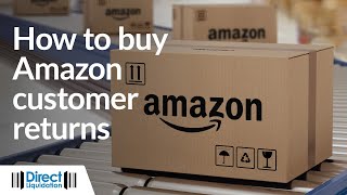 How to Buy Amazon Customer Returns Pallets Online [upl. by Whall711]