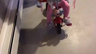 How to teach a toddler to pedal a tricycle [upl. by Sassan]