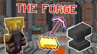 How to use the FORGE Dwarven Mines Hypixel Skyblock [upl. by Trask]