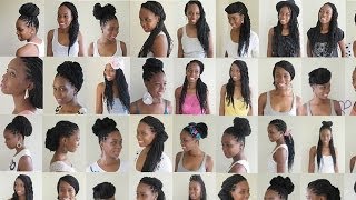 30 Box Braids Styles [upl. by Rotciv]