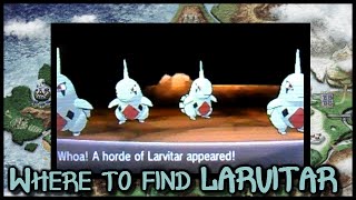 POKEMON XY  Where to find LARVITAR [upl. by Foulk755]