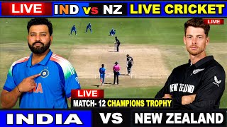 🔴Live IND vs NZ 12th ODI  Live Scores amp Commentary  India vs New Zealand  2nd Innings [upl. by Orips]