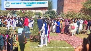 Spring Festival in GC University Sialkot 🥳 hamzasidhu [upl. by Sparhawk]