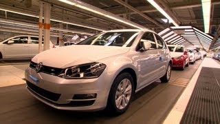 VW Golf Mk 7 Production Line Wolfsburg [upl. by Mulligan]