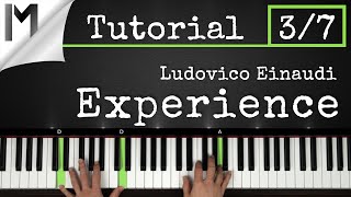 Experience  Ludovico Einaudi  Full Piano Tutorial Part 37 [upl. by Bryn]