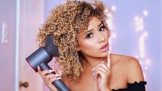 5 Tricks To Diffusing Curly Hair NO FRIZZ [upl. by Aznarepse]