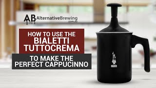 How to Use the Bialetti Tuttocrema Milk Frother [upl. by Mabelle]