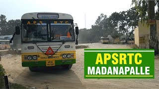 APSRTC Bus Station Madanapalle  Andhra Pradesh [upl. by Nims]