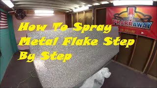 How To Spray Metal Flake Step By Step [upl. by Nodnarbal519]