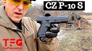 CZ P10S Range Review  TheFireArmGuy [upl. by Fontes]