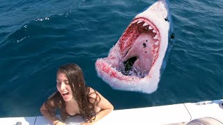 12 Shocking Shark Attacks Caught On Camera [upl. by Skip597]