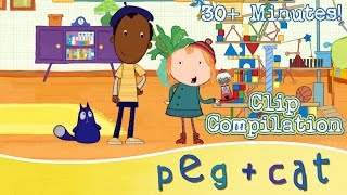 Peg  Cat  The Problem Solvers 30 Minutes [upl. by Eggett]