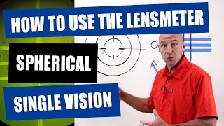 How To Use The Lensmeter  A Simple Spherical SingleVision Lens [upl. by Broucek]