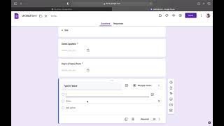 How to create leave application in google form [upl. by Hachman]