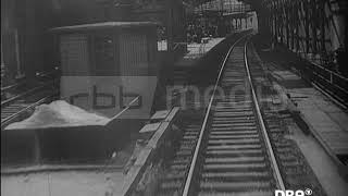 SBahnFahrt Berlin Friedrichstraße 1957 [upl. by Ojyram]