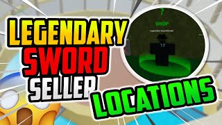 ALL LEGENDARY SWORD SELLER LOCATIONS IN BLOX PIECE [upl. by Hawkie826]