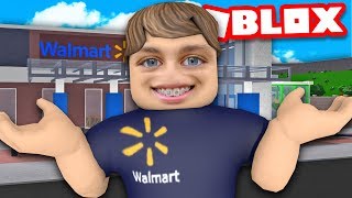 I opened a WALMART in BLOXBURG and it got shut down [upl. by Llemij411]