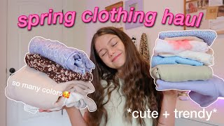 HUGE springsummer try on haul 2021 [upl. by Rj157]