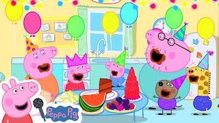 Happy Birthday to You Song with Peppa Pig  Peppa Pig Official Family Kids Cartoon [upl. by Noach472]