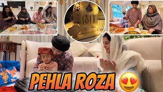 Pehla Roza Alhamdulillah  Sehri Se Iftar Tak  Decor ka Saman Tod Diya  Ramadan vlog [upl. by Siddon]