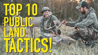 Our TOP 10 PUBLIC LAND Tactics for Whitetails [upl. by Aroc]