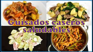 Seguimos con la dieta 3x1 GUISADOS CASEROS SALUDABLES medio menú semanal [upl. by Postman]