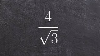 Rationalizing the denominator with a radical [upl. by Weisbart]