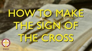 How to Make the Sign of the Cross  Greek Orthodox 101 [upl. by Royo]