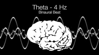 Supercharge Theta Binaural Beat  4Hz 1h Pure [upl. by Irmina]