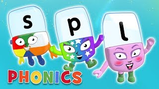 Phonics  Learn to Read  Practicing Letter Blends  Alphablocks [upl. by Matthaus]