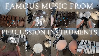 Famous Music from a lot of Percussion Instruments shorts [upl. by Publius]