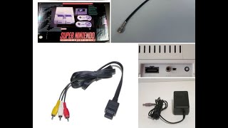 How to Connect A Super Nintendo SNES to a Modern TV Screen [upl. by Bedelia7]