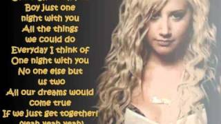 Ashley Tisdale He said she said LYRICS [upl. by Bunnie]