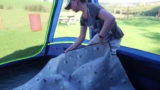 Berghaus Tent Carpet  Berghaus Air 41 Nightfall Tent Carpet  Review [upl. by Hacissej]