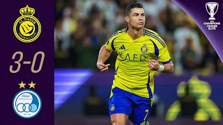 Ronaldo amp Durán fire Al Nassr through  Al Nassr KSA  Esteghlal FC IRN  Highlights ACL Elite™ [upl. by Holmann781]