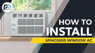 How to Install the 5000 BTU Mechanical Window AC  Perfect Aire 5PMC5000 [upl. by Morris]