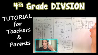 4th Grade Division  3 WAYS to DIVIDE For TEACHERS amp PARENTS [upl. by Attelahs]