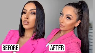 PONYTAIL HAIR TUTORIAL  QUICK amp EASY [upl. by Aserahs289]