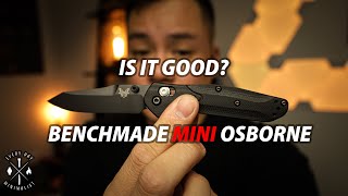 IS IT GOOD  Benchmade Mini Osborne 945BK1 [upl. by Airotahs]