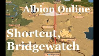 Albion Online  Caerleon to Bridgewatch fast almost safely [upl. by Namurt]