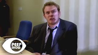 Jez Tries To Ruin His Own Interview  Peep Show [upl. by Lukin]